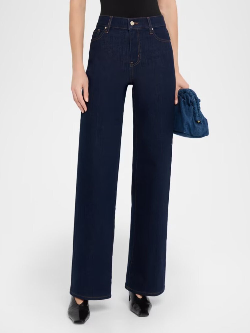 FRAME Le Slim Palazzo Long Jeans- size 26